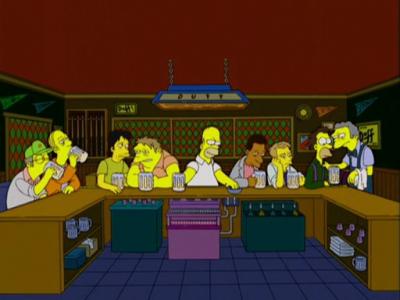 La última "chela" de Homero Simpson